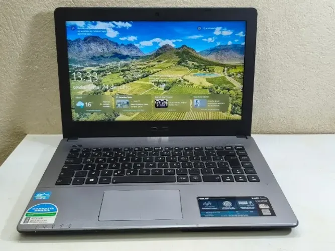 Notebook Asus i5, 8GB de memória, SSD de 120GB. Rápido. Bateria autonomia de 4H