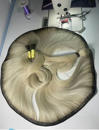Confecção de megahair. 