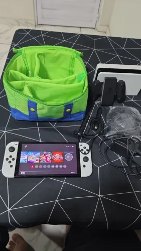 Nintendo Switch OLED Desbloqueado completo<br>Aceito cartao e parcelo