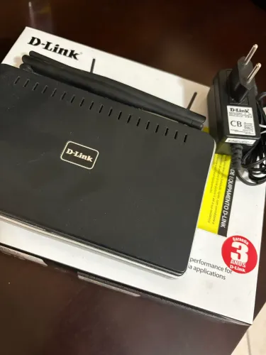 Roteador Wi-Fi D-Link DIR-615 N300 Funcionando + Caixa Original