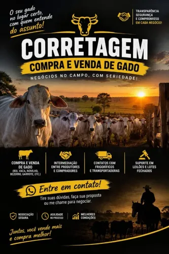 Corretagem/compra e venda de gado 