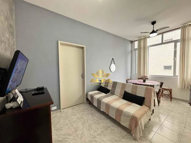Apartamento Mobiliado à Venda a 50 Metros da Praia das Pitangueiras Alfa Imóveis Guarujá