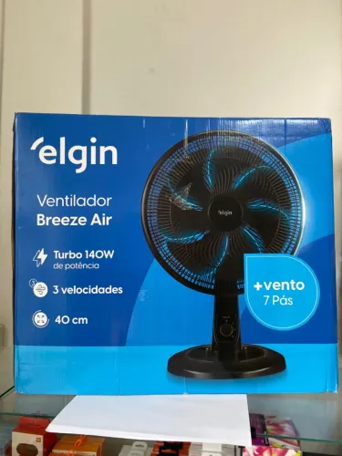 Ventilador Breeze Air Turbo 140W 3 Velocidades 7 Pás 40 Cm Elgin an8