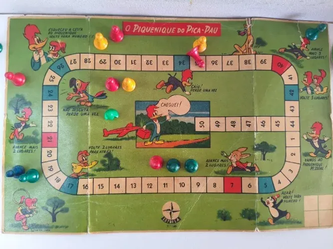 Jogo Antigo o Piquenique do Pica Pau da Estrela anos 60