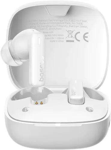Fone Baseus E19 ANC Bluetooth Sem Fio ,IPX5 À Prova D'água (Branco)