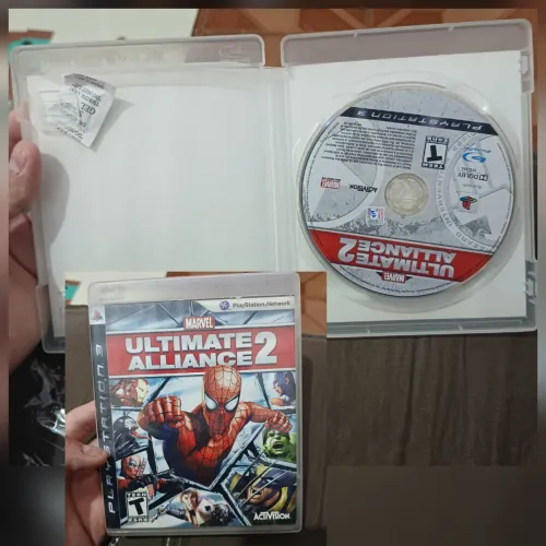 Jogo marvel Ultimate alliance 2 para Playstation 3