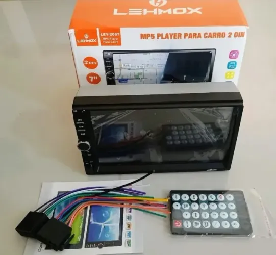 Central Multimida 1DIN para carro 7polegadas com bluetooth e espelhamento
