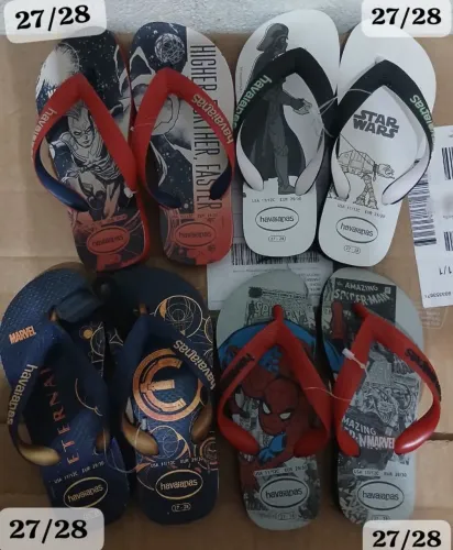 Sandálias havaianas infantil masculino ou feminino. 
