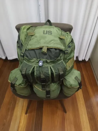 Mochila Militar Americana Original US ARMY GC Grande Capacidade Modificada Curso Operacion