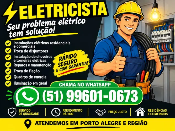 Eletricista - Preço Justo