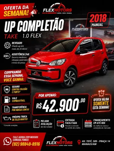 Volkswagen Up! Take 1.0 Total Flex 12V 5P 2018