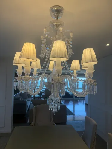Lustre de cristal grande 