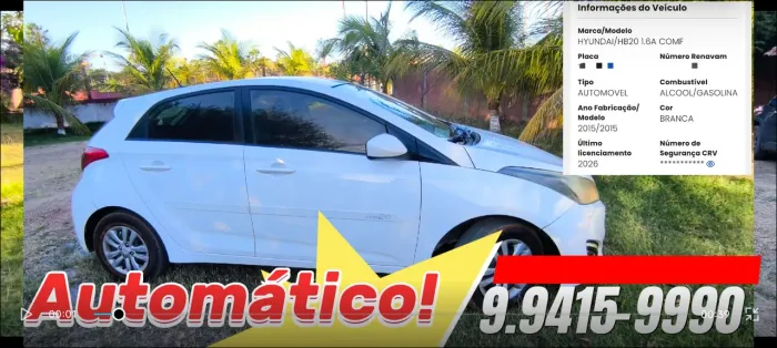 Hyundai HB20 C.style/c.plus 1.6 Flex 16V Aut. 2015