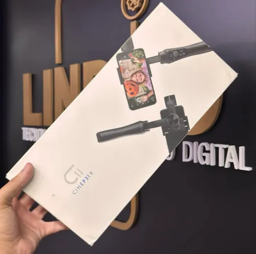 LOJA FÍSICA. GIMBAL ESTABILIZADOR DE 3 EIXOS | PRA SAIR HOJE