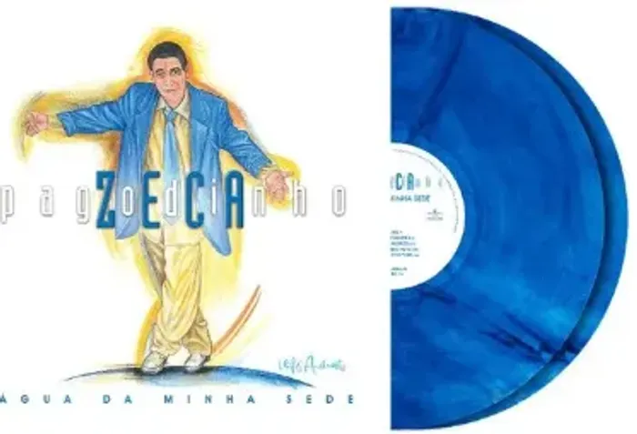 LP Vinil Zeca Pagodinho - Água da Minha Sede (2LP Azul) Novo Lacrado