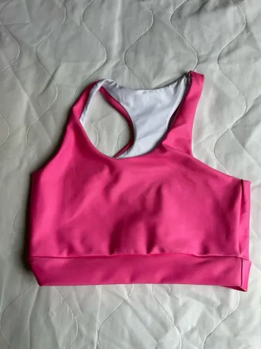 Top Fitness Nadador Rosa Divina - Novo Com Etiqueta - Tam M e G