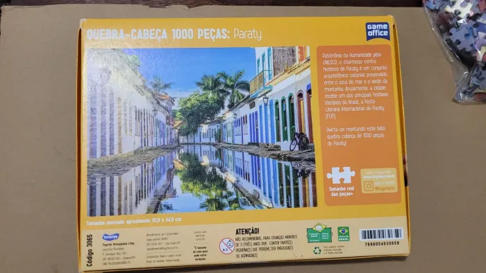 Quebra cabeça 1000 peças Game oficce - Paraty