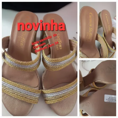 Sandália  Carmen Steffens  nova