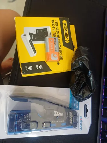 Kit crimpador + testador