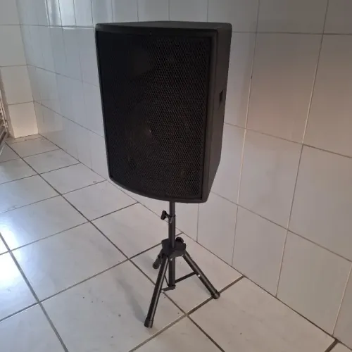 Caixa de Som Passiva 500W - 12? - 8 Ohms + Tripé