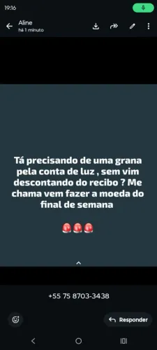 Me chama no WhatsApp + *