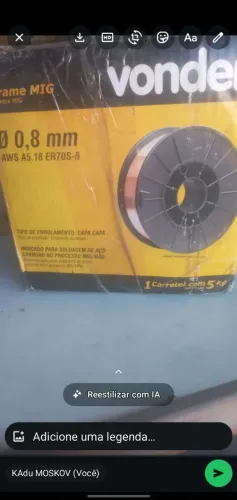 ARRAME MICARRETEL 5KG 0,8 VONDER LACRADO
