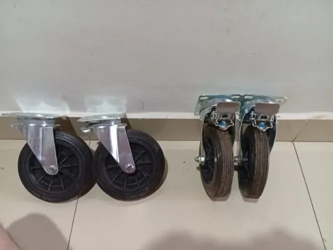 4 Rodas Container C/ Trava até 450KG
