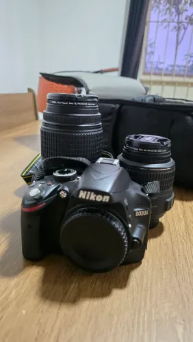 Kit Nikon D3200 + 18-55mm + 55-300mm + Mochila