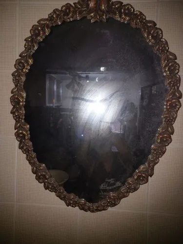 ESPELHO ANTIGO BRONZE EM PERFEITISSSSIMO ESTADO DE CONSERVAÇÃO 