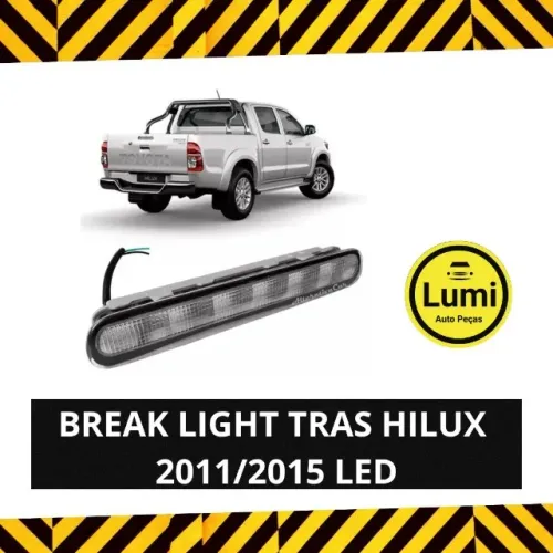 Break Light Traseira Hilux 11/15 Led - Novo!