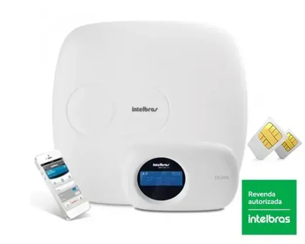Central De Alarme Com Chip Gprs / Gsm Intelbras Amt 2018 Eg