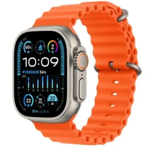 Apple Watch Ultra 1 49mm Laranja | Lacrado Novo | Loja Fisica