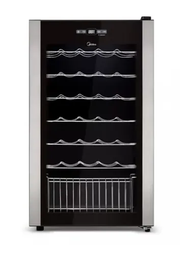 Adega 34 garrafas climatizada com compresor 127v nova com luz dentro