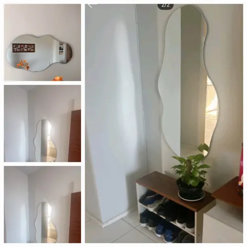 Espelho orgânico decorativo