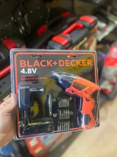 Parafusadeira Articulada a Bateria 4.8V Bivolt com 16 Acessórios Black+Decker KC4815B-BR
