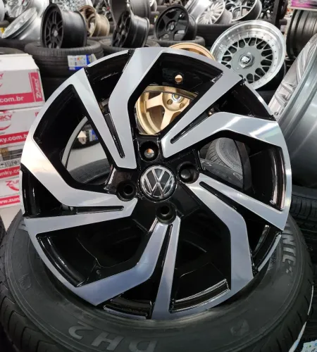 Jogo de rodas gol voyage aro 15 4x100 novas