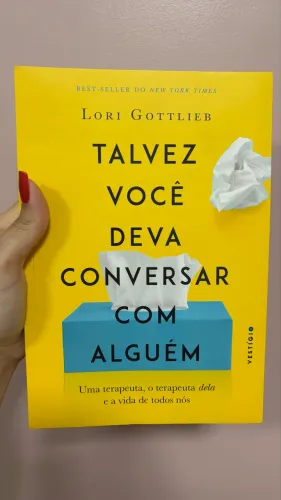 Livro talvez você deva conversar com alguém 