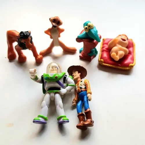 Disney 6 miniaturas de personagens de filmes
