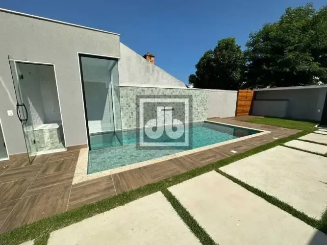 JBB67140 - Barra da Tijuca - Linda casa triplex contemporânea, 4 suítes, sotão, lazer, 3 v