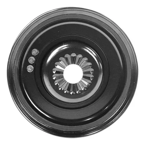 Polia Virabrequim Dupla Com Ar Vw Gol, Voyage, UP, Fox e Polo  1.0 3 cilindros 