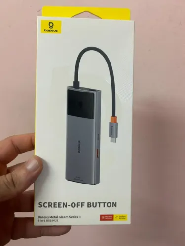 Hub USB Tipo C Baseus 6 in 1 - Novo
