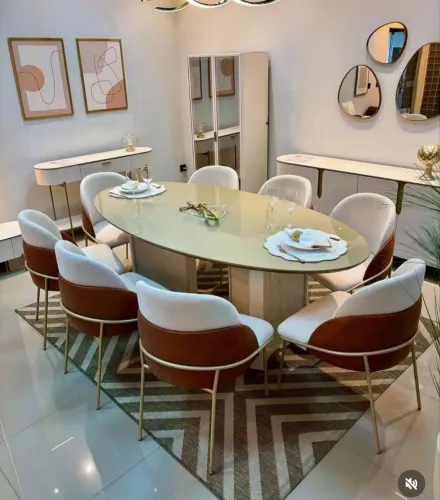 Mesa liz com cadeiras vita 2,18m