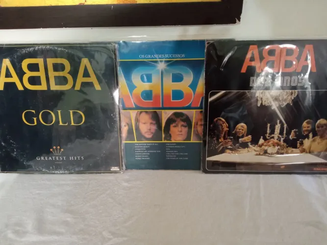 Discos de Vinil ABBA - Coleção Gold, Grandes Sucessos e Mais