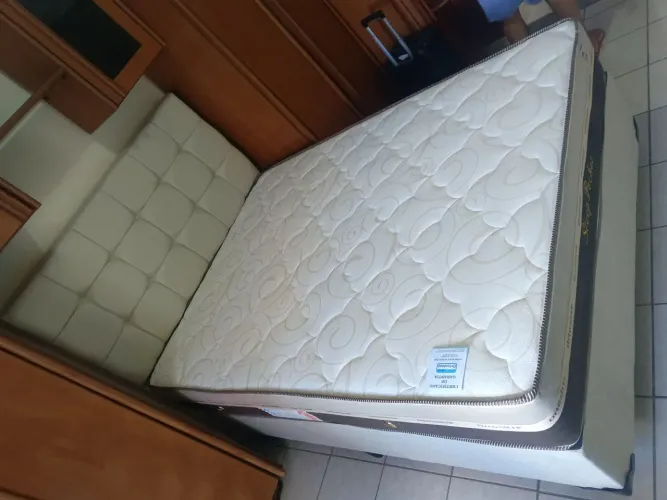 Cama casal completa grátis entrega e travesseiros