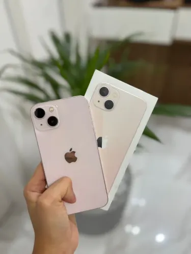 iPhone 13 128GB Cor Pink 92 de saúde (Com caixa, impecável)