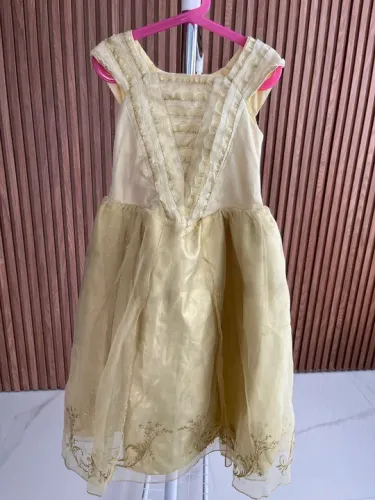 Vestido da Princesa Bela - Tamanho 5/6 - original 