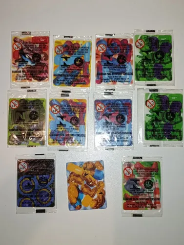 Lote de 11 Montáveis Elma Chips Marvel (2005/2006) 