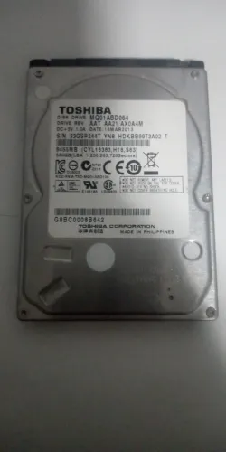 Disco Rígido Interno Hd Notebook Toshiba Mk6459gsxp 640gb
