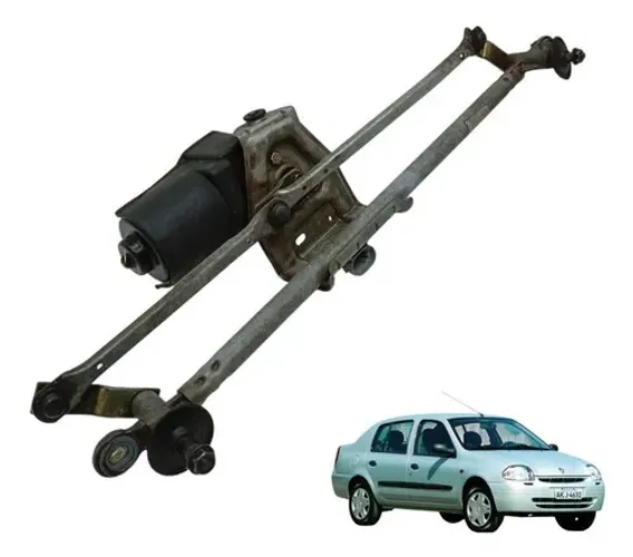 Maquina Motor Limpador Do Parabrisa Renault Clio 200 2001 2002 2004 2005 2006