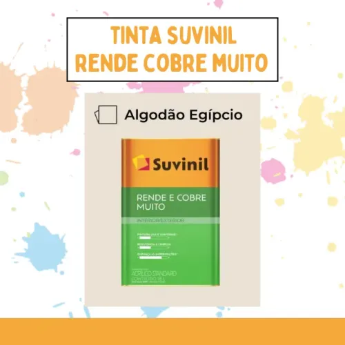 Tinta Suvinil Algodão Egípcio